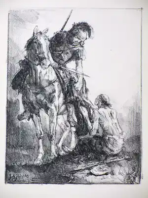 Johannes Hendricus Jurres - Sint Maarten - Litho verkocht voor € 1!