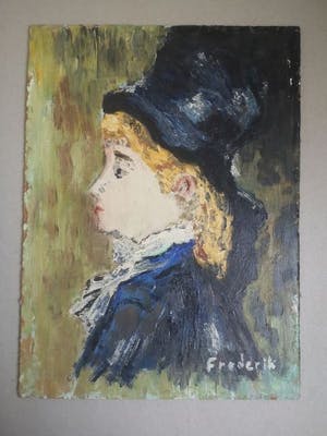 Niet of onleesbaar gesigneerd - Belgische School : Jongens Portret kopen? Bied vanaf 1!