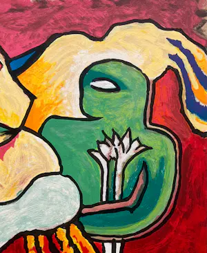 Herman Krikhaar - Handgesigneerde zeefdruk | 1995 kopen? Bied vanaf 50!