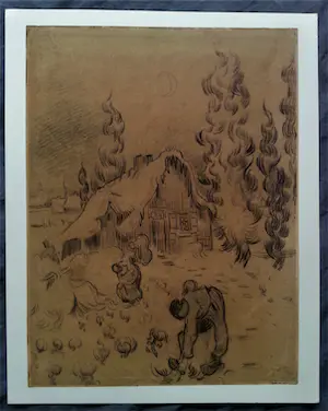 Dick Ket - 2 Mappen: Acht tekeningen van Vincent van Gogh en Dick Ket kopen? Bied vanaf 40!