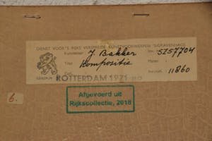 Joan Bakker - Kompositie, 1971 - aquarel op papier - BKR Rotterdam kopen? Bied vanaf 20!