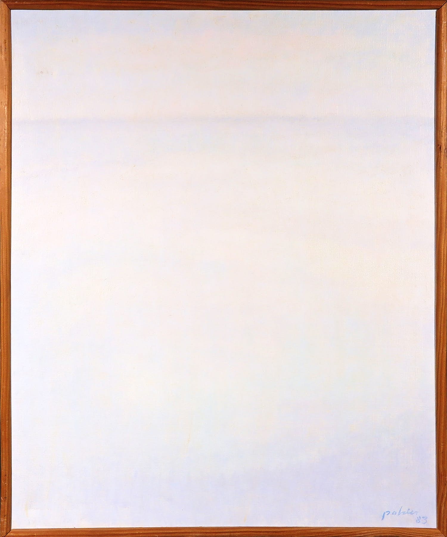 Rudi Polder - Olieverf op doek, Lumière sur l'étrage - Ingelijst verkocht voor € 100!