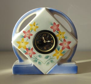 Curiosa - Faience Wasmuel - Art Deco mantelklokje kopen? Bied vanaf 1!
