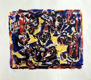 Theo Wolvecamp - “Happy birds” compositie verkocht voor € 95!