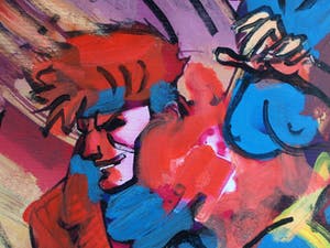Peter Klashorst - Acrylverf op doek , “MARVEL” - GROOT – 2018 – 60 x 105 cm kopen? Bied vanaf 350!