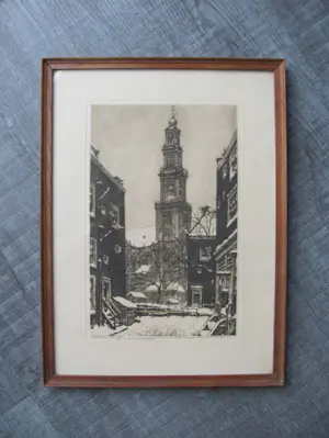 Cornelis Brandenburg - Westerkerk Amsterdam kopen? Bied vanaf 55!