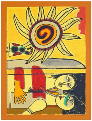 Corneille - Zeefdruk, Soleil cou coupe I kopen? Bied vanaf 150!