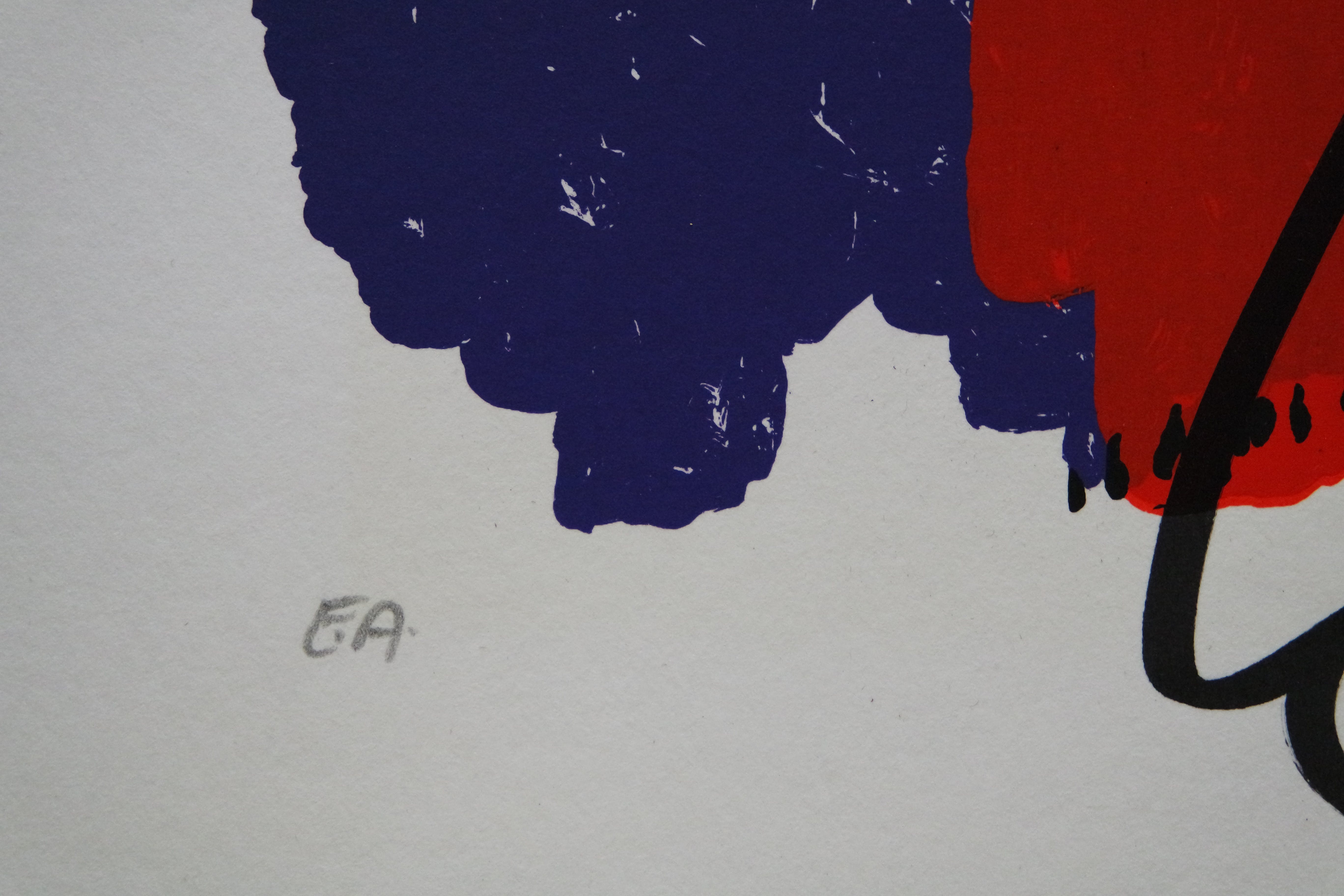 Herman Brood - zeefdruk op dik papier - "Brasil God" kopen? Bied vanaf 145!