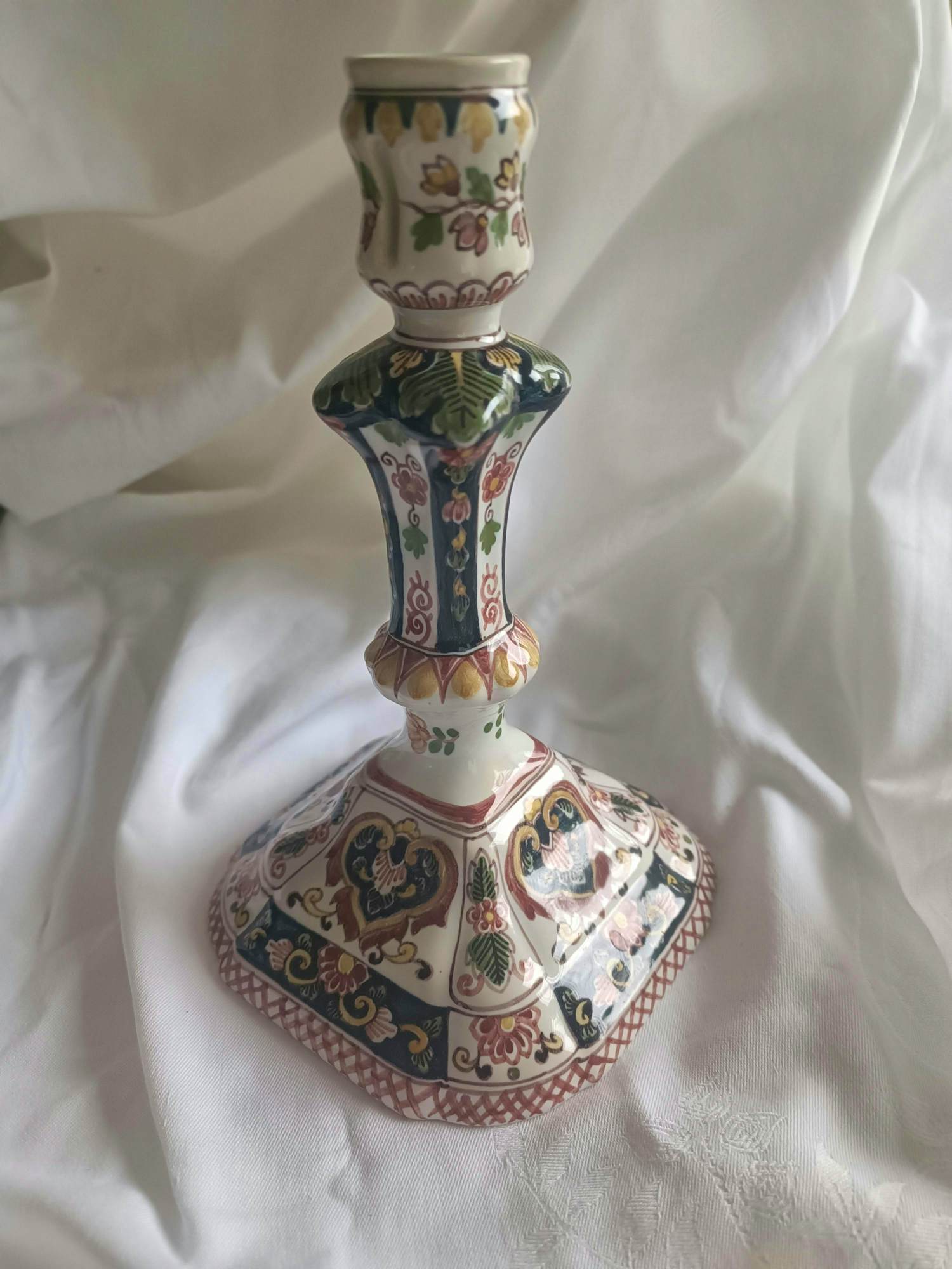 Koninklijke Tichelaar Makkum - Sierlijke kandelaar kopen? Bied vanaf 20!