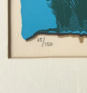 Bart Filet - kleurenlitho - ingelijst - het gebaar - gesigneerd kopen? Bied vanaf 1!