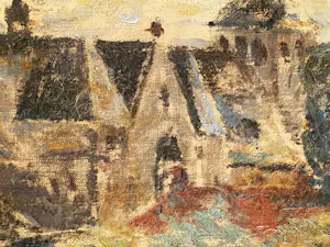 Kees Bastiaans - Dorpsgezicht Sint Anthonis (Noord-Brabant) kopen? Bied vanaf 1000!