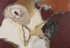 Bert Braam - Acryl op doek, Abstracte compositie kopen? Bied vanaf 40!