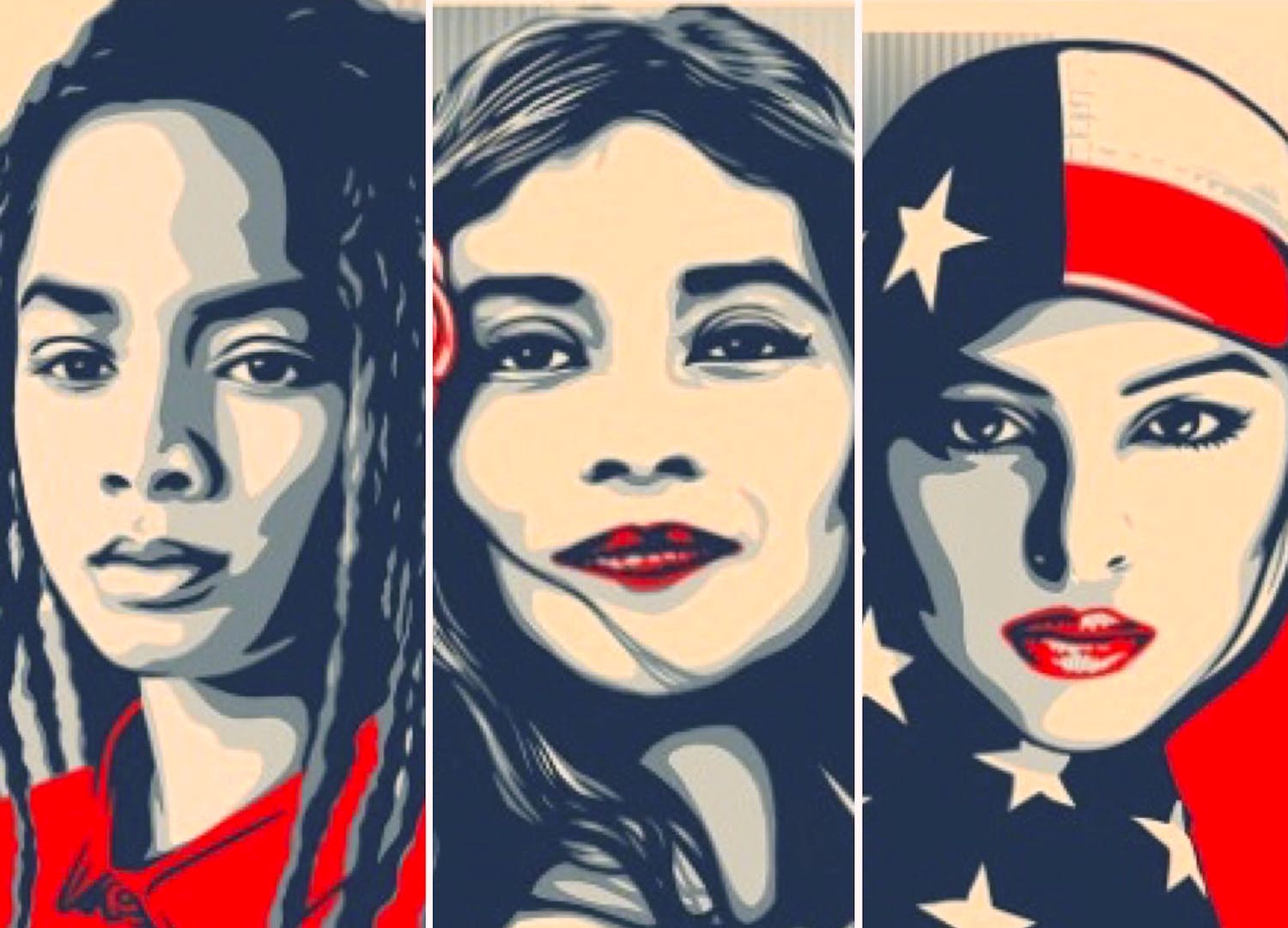 Shepard Fairey - (OBEY) - We The People - set van 3 prints verkocht voor € 85!