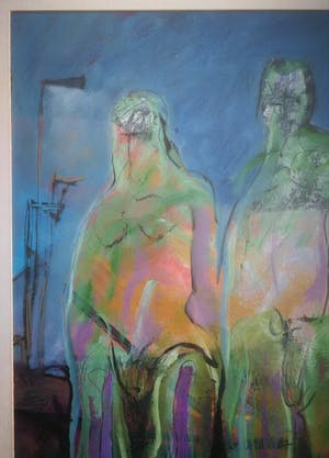 Buy Wout Heinen - Twee figuren. Vrouw en man. Naakt.? Bid from 1!