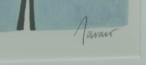 Albert Zavaro - Litho, Les deux indiens - Ingelijst kopen? Bied vanaf 50!