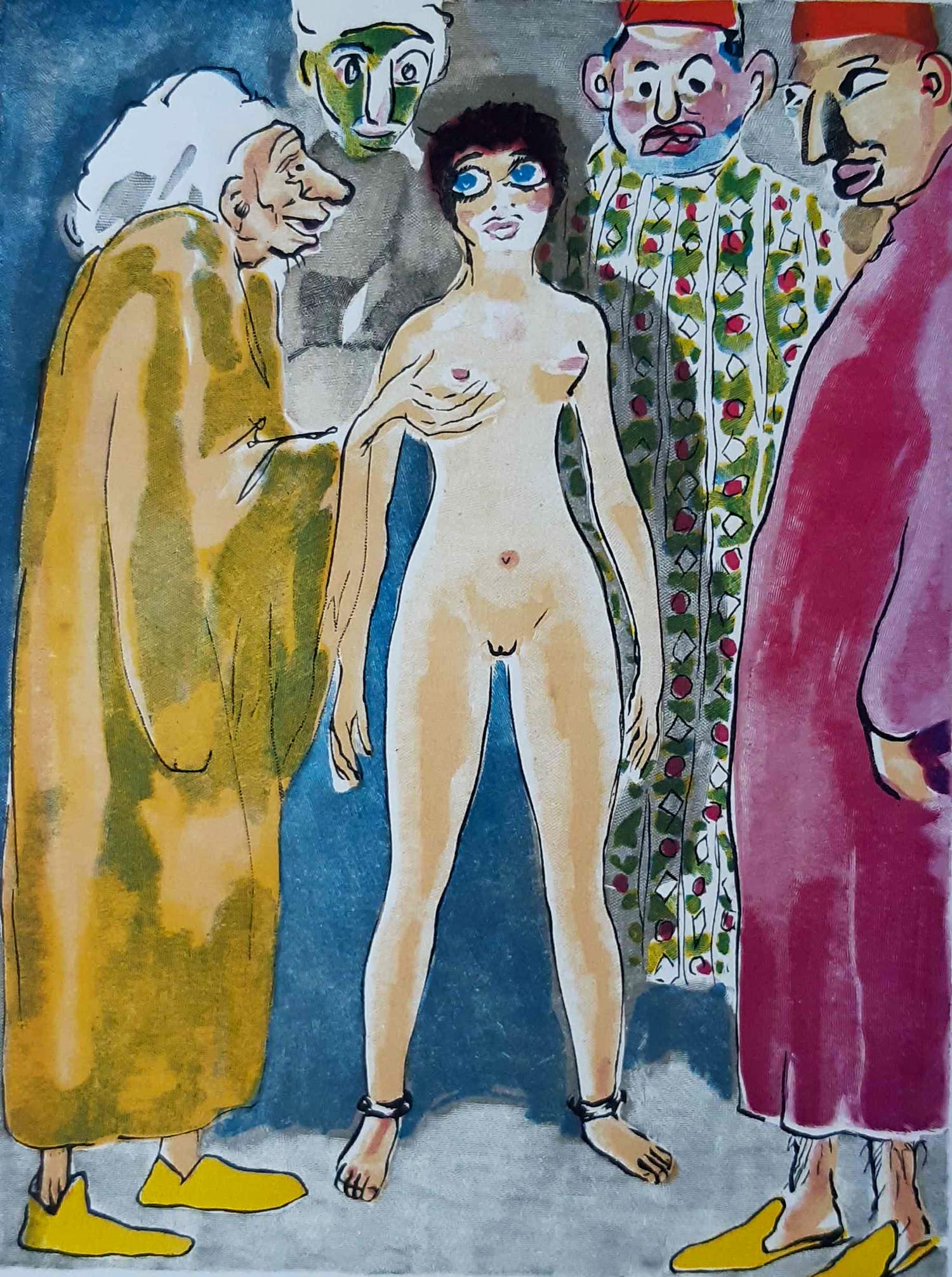 Kees van Dongen - houtgravure - Les Experts kopen? Bied vanaf 50!