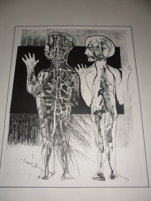 Aat Verhoog - Zonder Titel - Litho - 75/100 - Gesigneerd kopen? Bied vanaf 30!