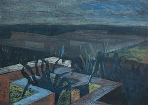 Jaap van Kuijk - Gouache op papier, Ontwikkeling kopen? Bied vanaf 1!