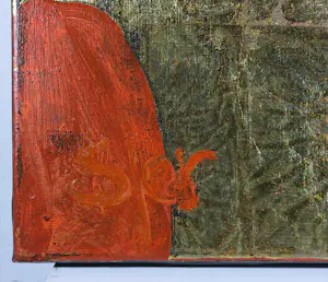 Sjer Jacobs - Tweeluik, Olieverf op doek, Man en vrouw kopen? Bied vanaf 200!