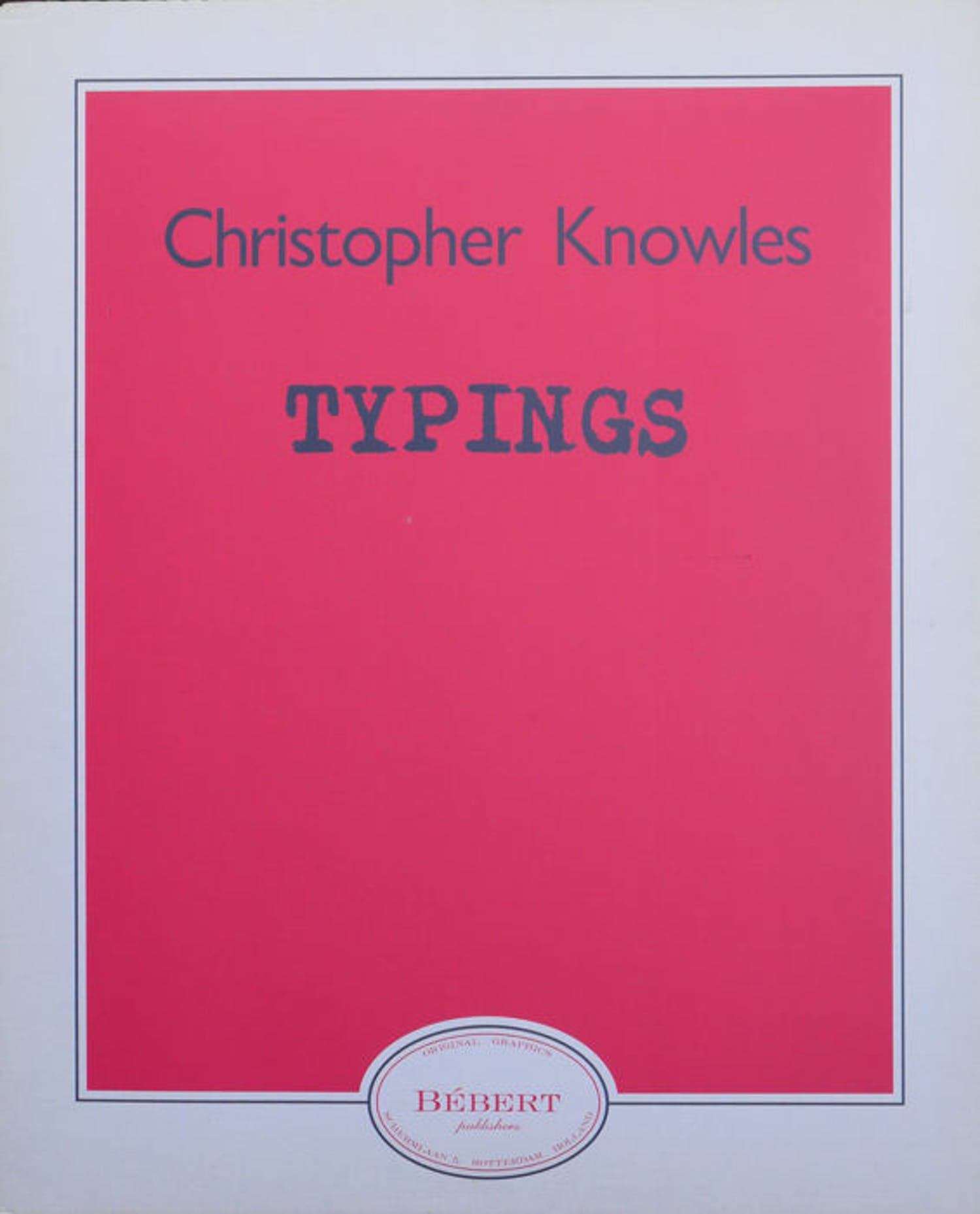 Christopher Knowles (1959)