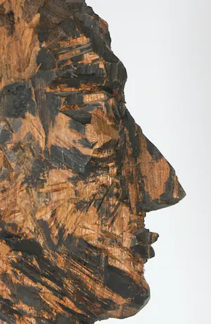 Hans Veneman - Houten sculptuur, Figuur (Groot!) kopen? Bied vanaf 500!