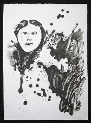 Jef Diederen - Litho afkomstig uit een serie naar teksten van Lucebert kopen? Bied vanaf 1!