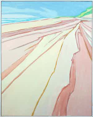 Paul Overhaus - Olieverf op doek, Grijze lucht - Ingelijst verkocht voor € 80!