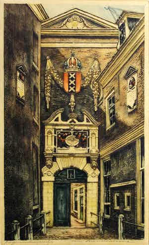 Cornelis Brandenburg - Burgerweeshuispoortje CB075K verkocht voor € 80!