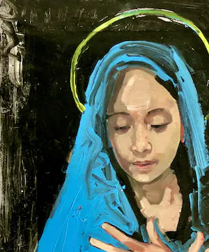 Peter Klashorst - De maagd Maria kopen? Bied vanaf 295!