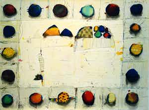 Cole Morgan - Zonder titel maar met lijst! verkocht voor € 245!