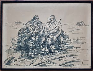 Niet of onleesbaar gesigneerd - 'Slagveldtafereel', kopen? Bied vanaf 1!