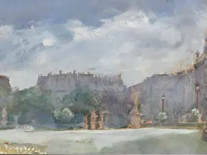 Mario Kriek - The Duke of Edinburgh statue outside Edinburgh Castle Scotland. kopen? Bied vanaf 95!