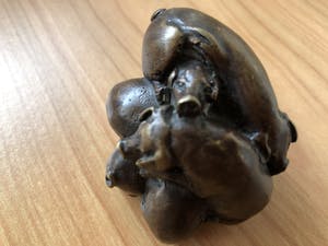 Brons (Onbekend) - Bronzen beeldje van " VARKENS " kopen? Bied vanaf 35!