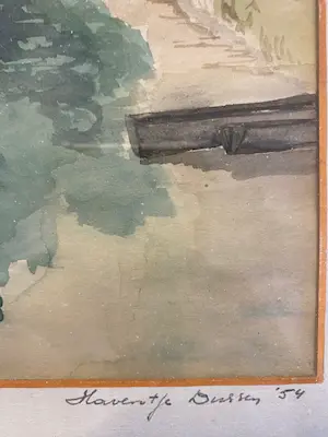 Niet of onleesbaar gesigneerd - haventje Dussen kopen? Bied vanaf 1!