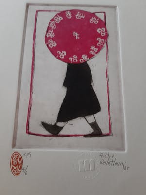 Pieter van der Westhuizen - Vrouw met parasol kopen? Bied vanaf 85!