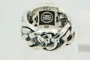 22 - Originele SET 1e ght. zilveren Buddha to Buddha schakel-ring en oorstekers kopen? Bied vanaf 80!