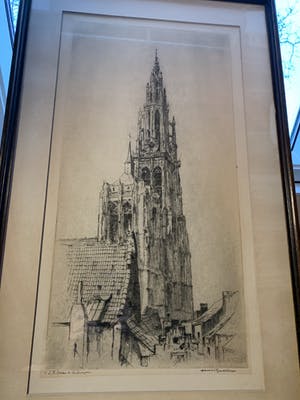 Henri Geertsen - Klokkentoren Antwerpse kathedraal kopen? Bied vanaf 25!