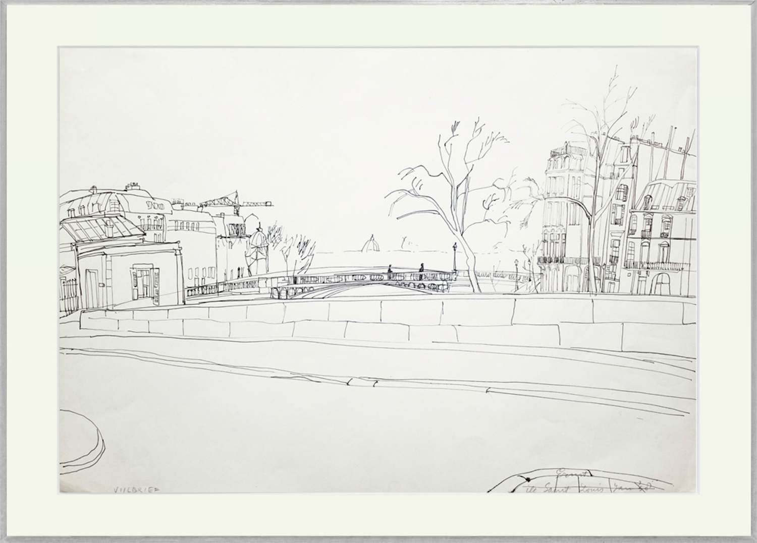 Ernst Vijlbrief - Parijs, Ile Saint Louis (1958) kopen? Bied vanaf 75!