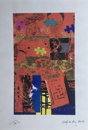 Buy Woody van Amen - fraaie popart computerprint - 1991? Bid from 45!