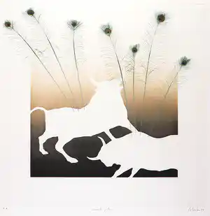 Jean Solombre - Aquatint, (...) jolie verkocht voor € 35!