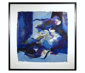 Peter Munnik - Zeefdruk, Z.T. Blauw (Groot) kopen? Bied vanaf 50!