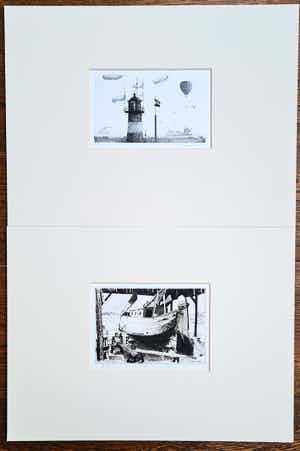 Herman Berserik - 2 etsen: Vuurtoren - Tholen verkocht voor € 80!