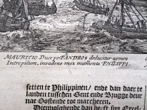 Niet of onleesbaar gesigneerd - België, Nieuwpoort - Van 't Vervolgh der Nederlandsche Oorloghen - 1601-1620 kopen? Bied vanaf 1!