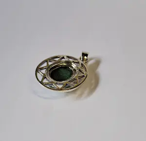 Nieuwe zilveren hanger met malachiet kopen? Bied vanaf 65!