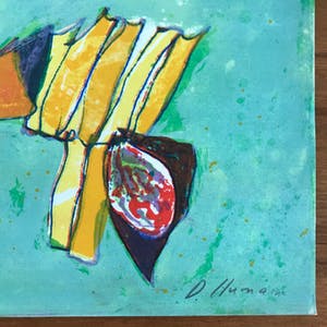 Daniel Humair - Kleurenlitho - 1980 - Oplage 129/190 kopen? Bied vanaf 65!