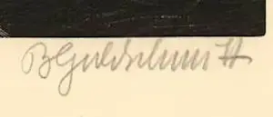 Buy Bruno Goldschmitt - Houtsnede uit de portfolio Die Bibel: Daniel's Traum - circa 1920? Bid from 250!