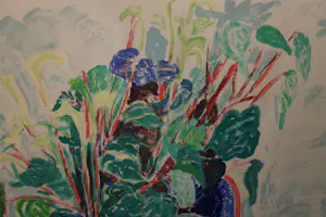 Ellie Slegten - Abstracte Bloem / Oplage 9/55 / Zeefdruk kopen? Bied vanaf 40!