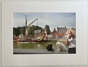 Niet of onleesbaar gesigneerd - Arie Kievit | 'Hellevoetsluis' kopen? Bied vanaf 1!