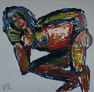 Martin van Wordragen - Olieverf op doek, Concentratie - Ingelijst (Groot) kopen? Bied vanaf 1!