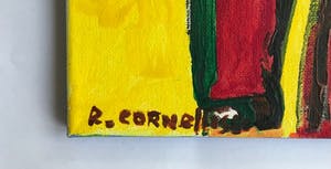 Ruud Cornelisse - Acrylschilderij op doek - Titel cobra - gesigneerd kopen? Bied vanaf 45!